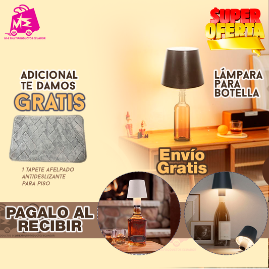 Lámpara para Botella+1TapeteGratis