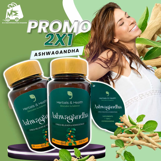 ASHWAGANDHA 2X1 Bienestar y Salud