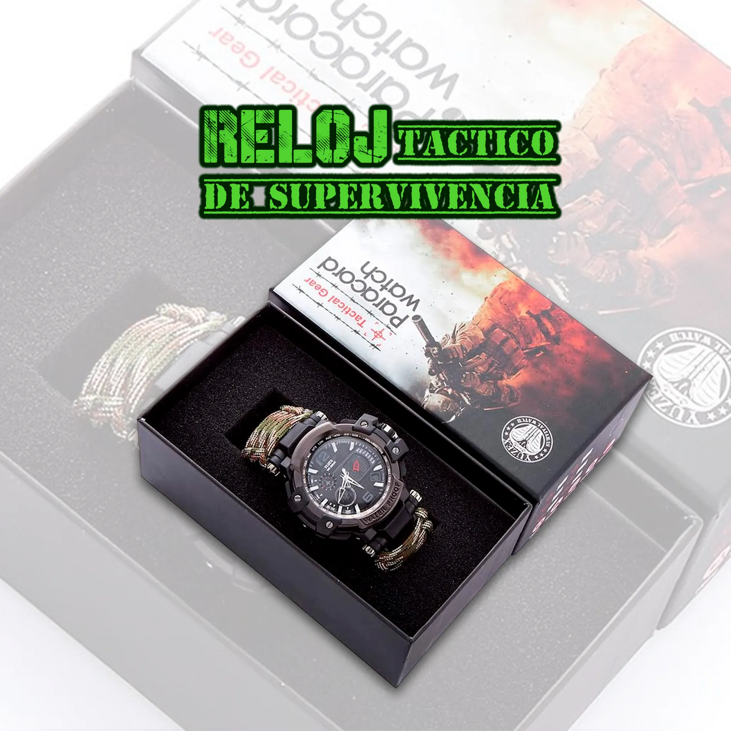 🔥El Reloj de Supervivencia que te Acompaña en toda Aventura